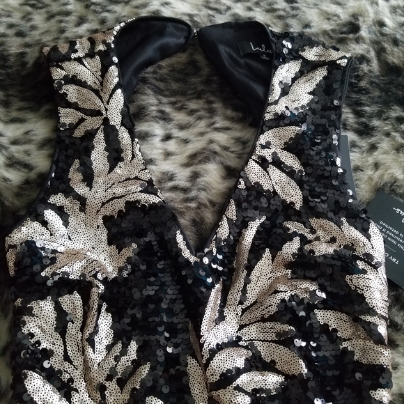 Lulus Gilded Glory Sequin Dress - Picture 5 of 10